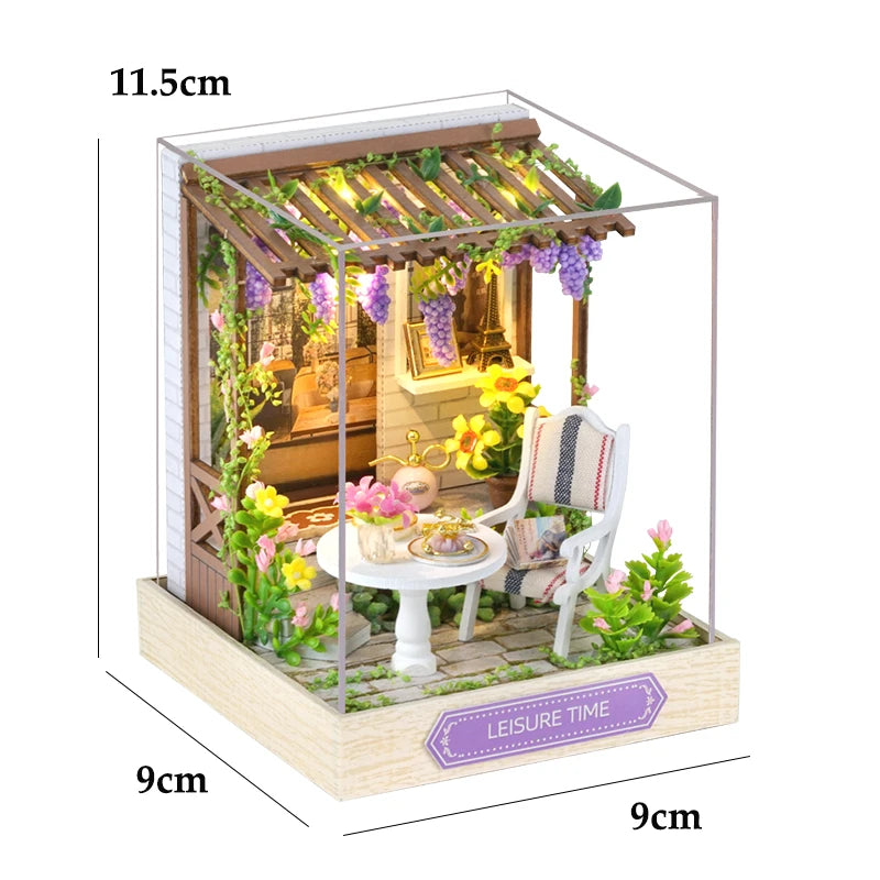 DIY Miniature Flowerhouse Kit