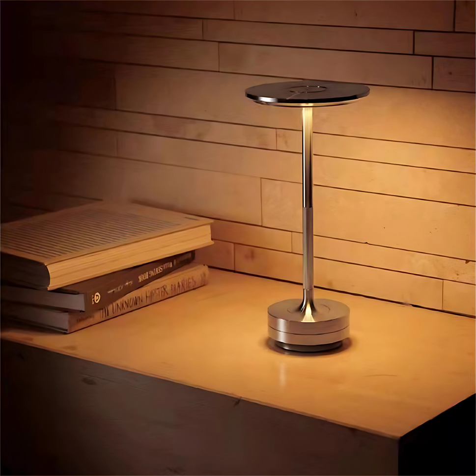 Creative Mushroom Crystal Cordless Lamp – Dimmable LED Elegance