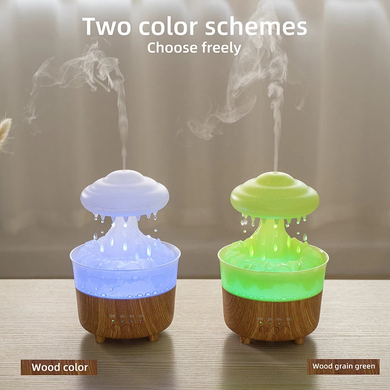 Rain Cloud LED Humidifier & Essential Oil Diffuser
