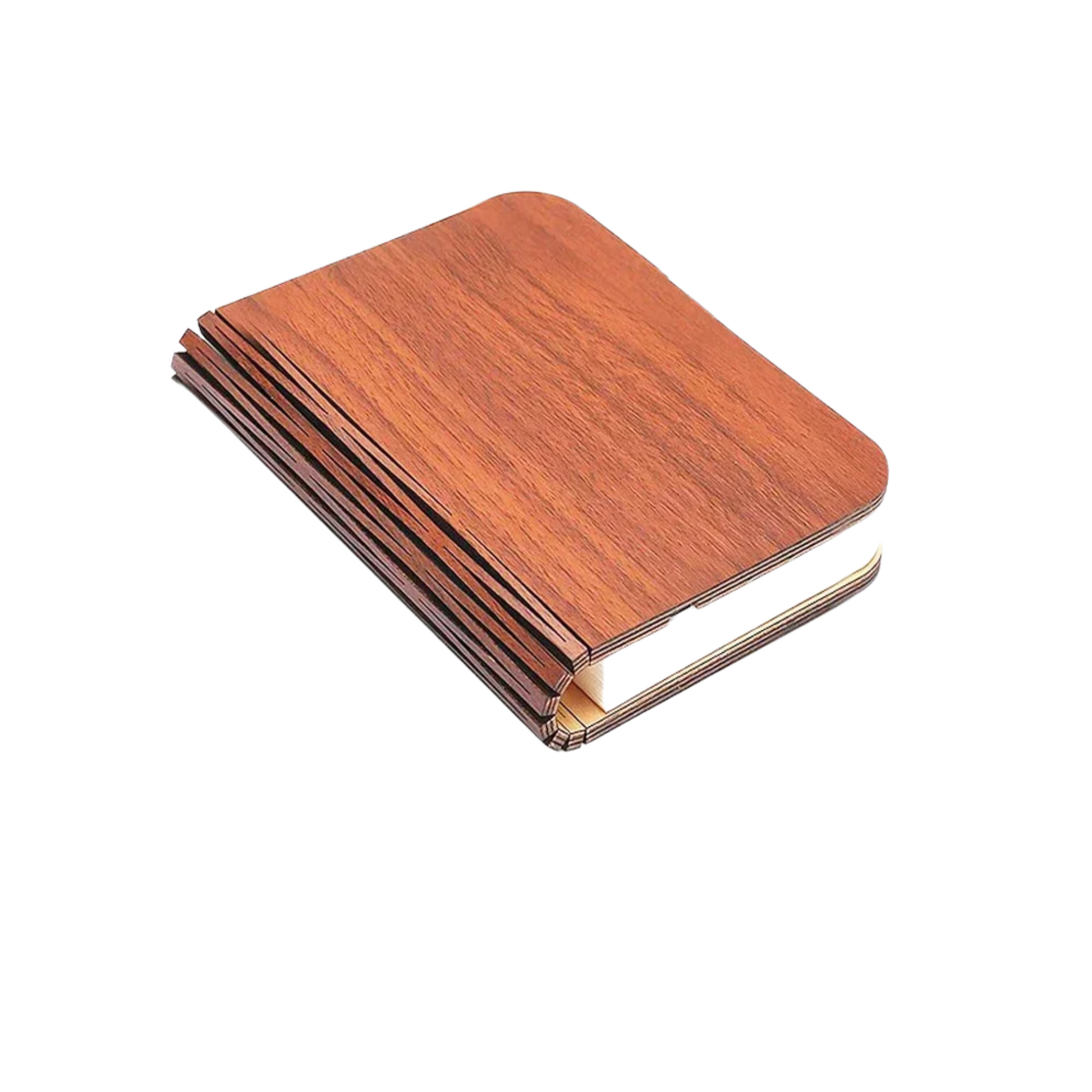 3D Folding LED Book Lamp – USB Rechargeable RGB Light