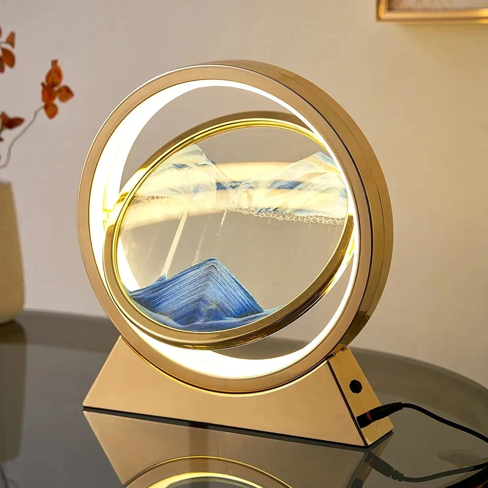 3D Quicksand LED Lamp β Sand Art Decor
