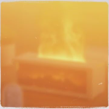 Fireplace Aroma Diffuser & LED Humidifier Combo