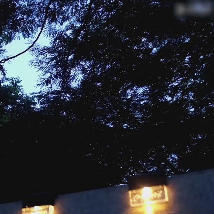 Waterproof Solar RGB LED Step & Fence Lights