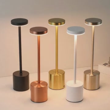 Rechargeable LED Touch Lamp – 3-Color Adjustable Desk Light