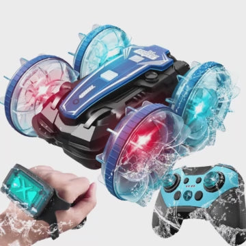 Waterproof 360° Stunt RC Car – Dual Control