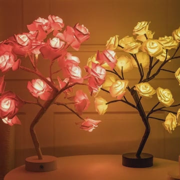 Rose Flower LED Bonsai Lamp for Home Decor