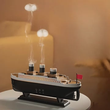 Titanic-Themed 250ml Ultrasonic Humidifier & Essential Oil Diffuser