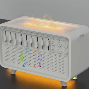 4-in-1 Night Light Speaker Humidifier Sleep Machine
