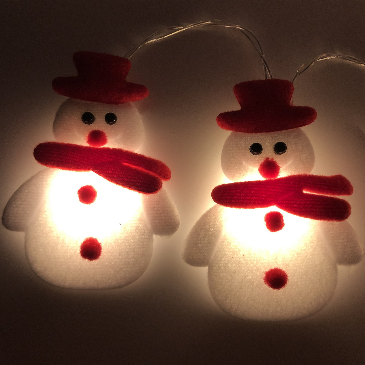 Santa, Snowman, Elf LED String Lights – Festive Décor