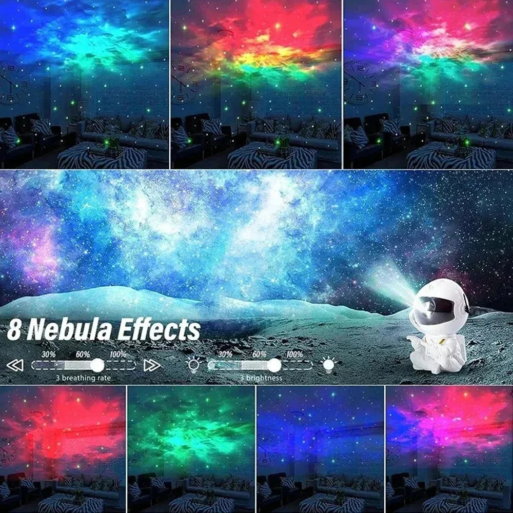 Galaxy Astronaut Starry Projector – LED Night Sky