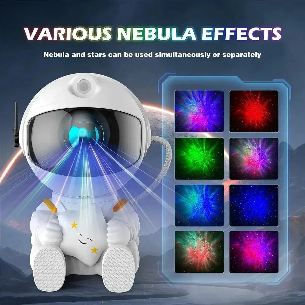 Galaxy Astronaut Starry Projector – LED Night Sky