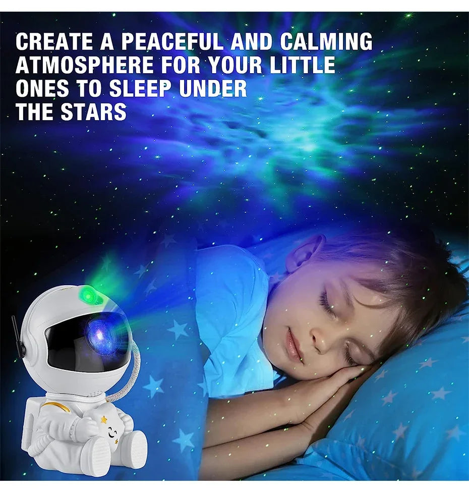 Galaxy Astronaut Starry Projector – LED Night Sky