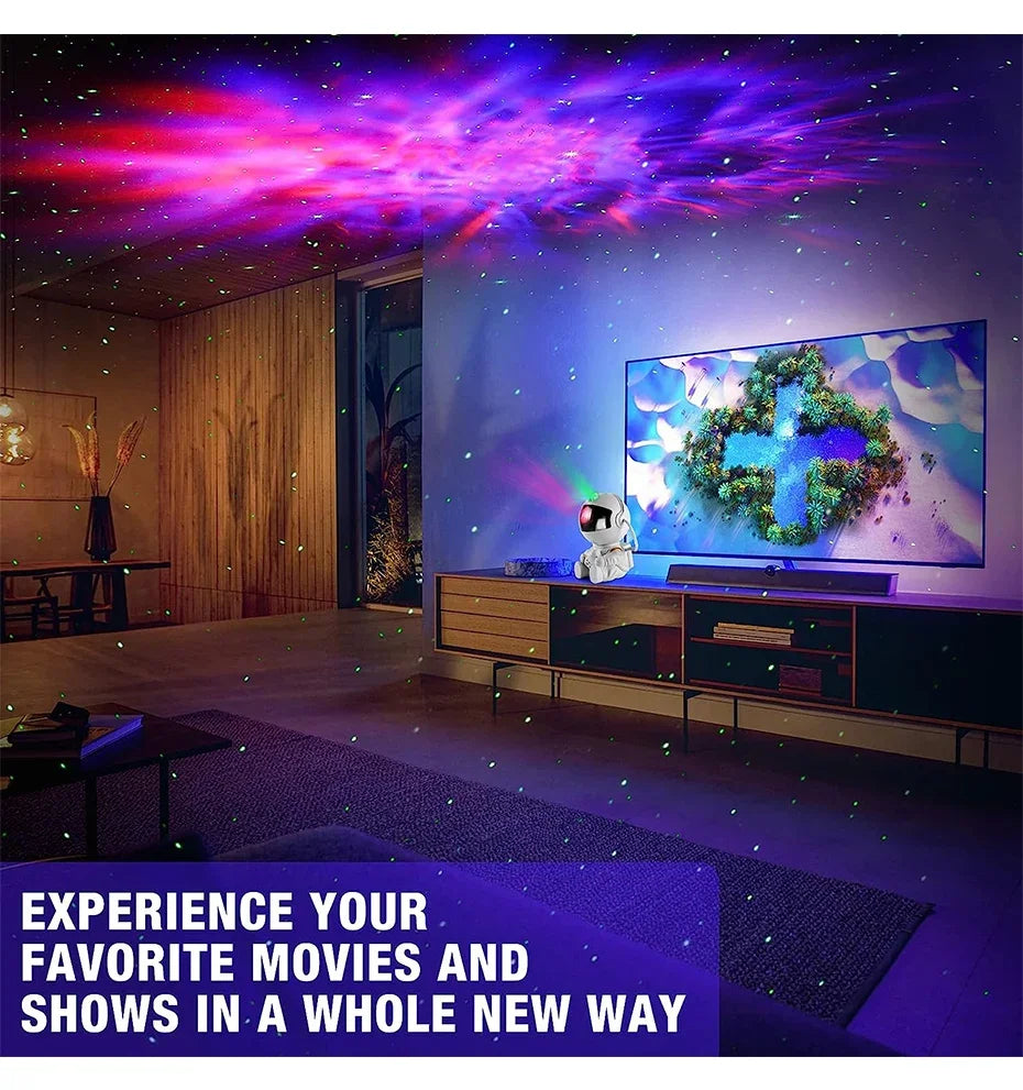 Galaxy Astronaut Starry Projector – LED Night Sky