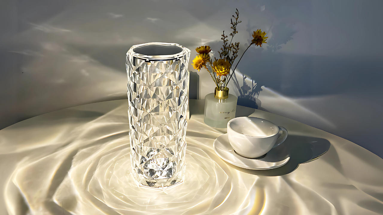 Nordic Diamond Crystal Touch Lamp