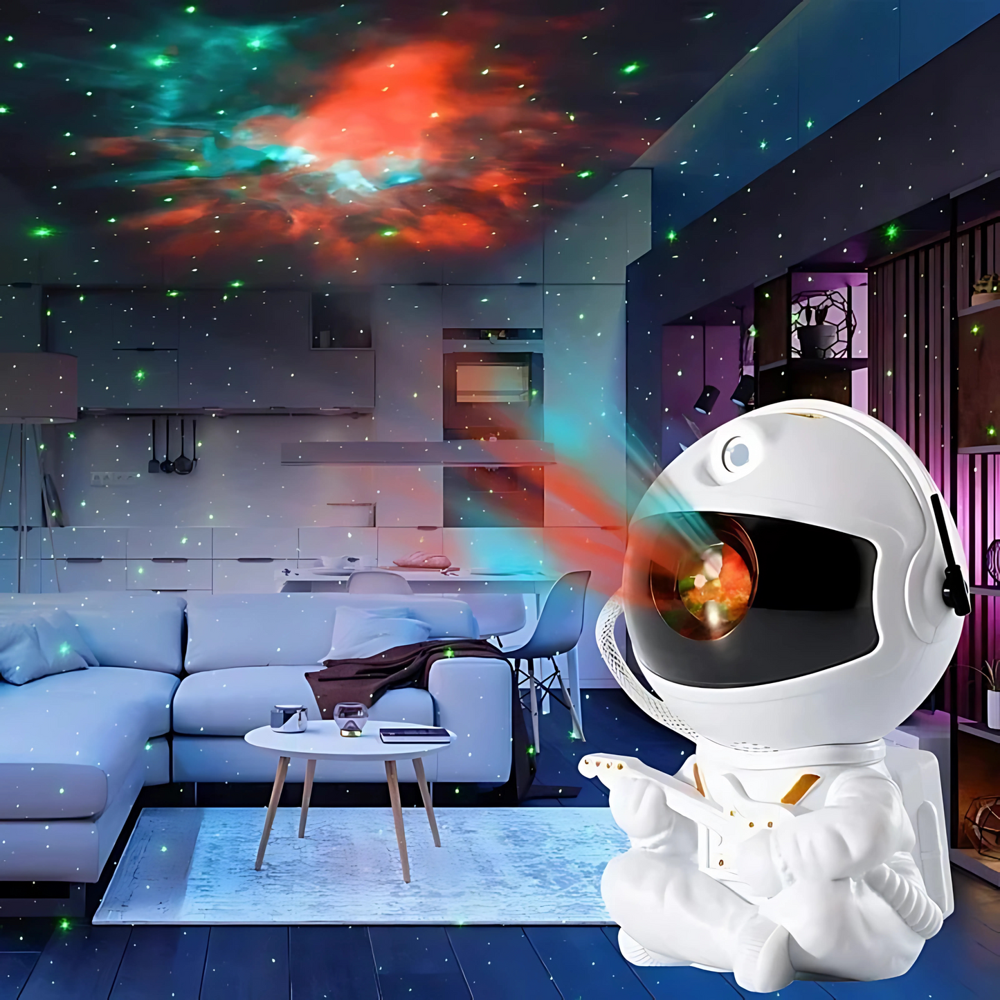 Galaxy Astronaut Starry Projector – LED Night Sky