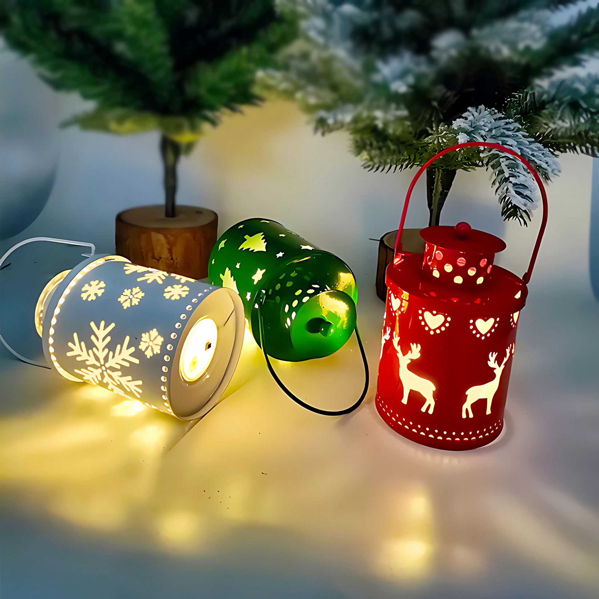 LED Christmas Lanterns – Decorative Candle Lights