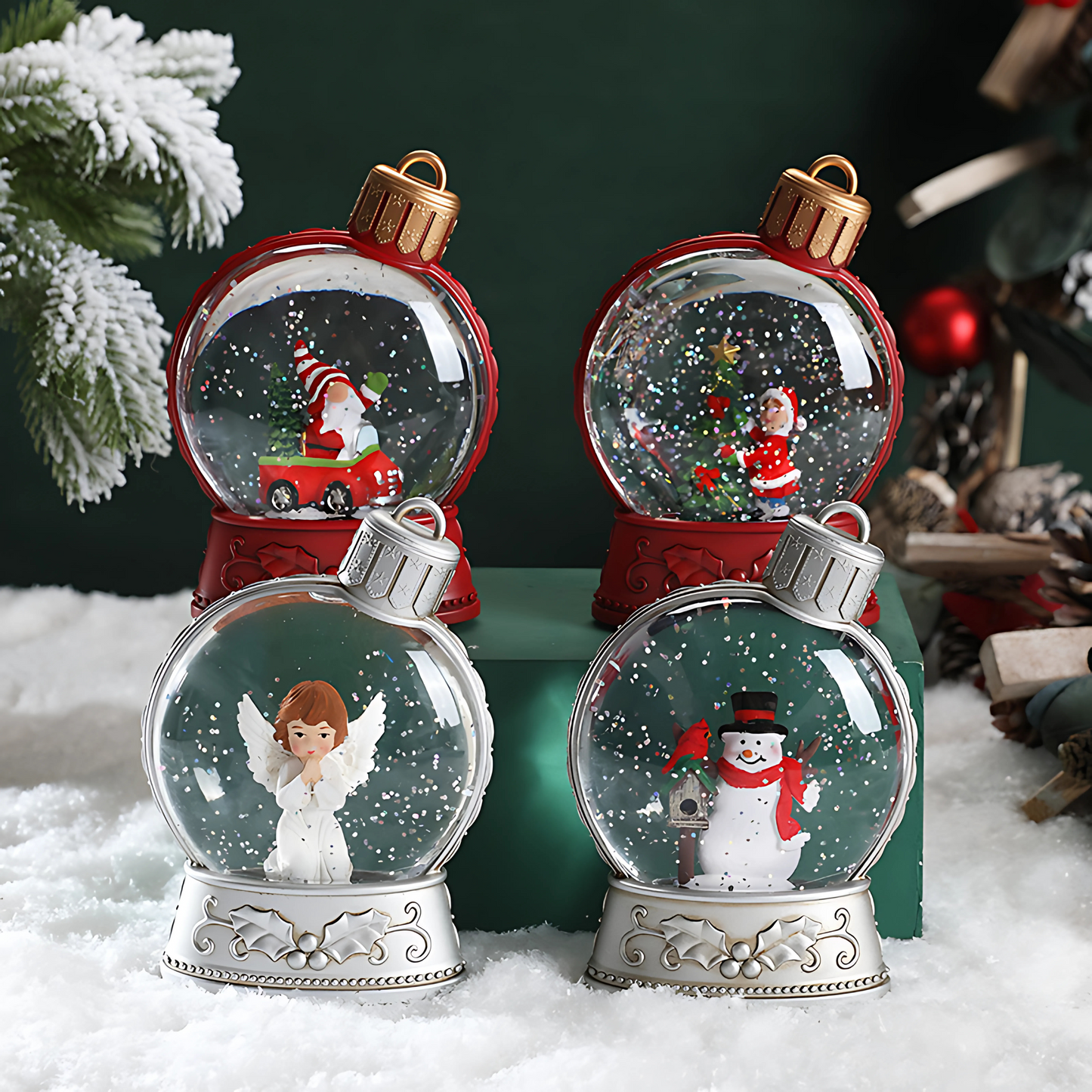 Luminous Christmas LED Figurines – Festive Home Décor