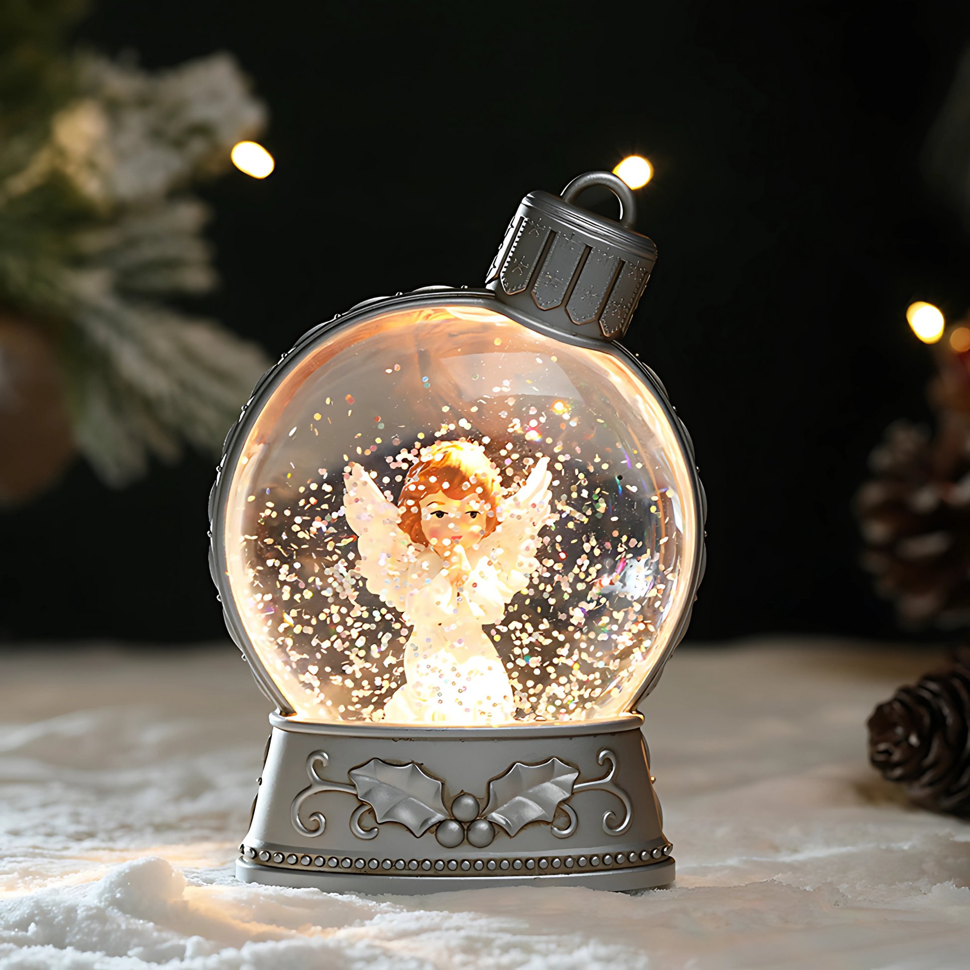 Luminous Christmas LED Figurines – Festive Home Décor