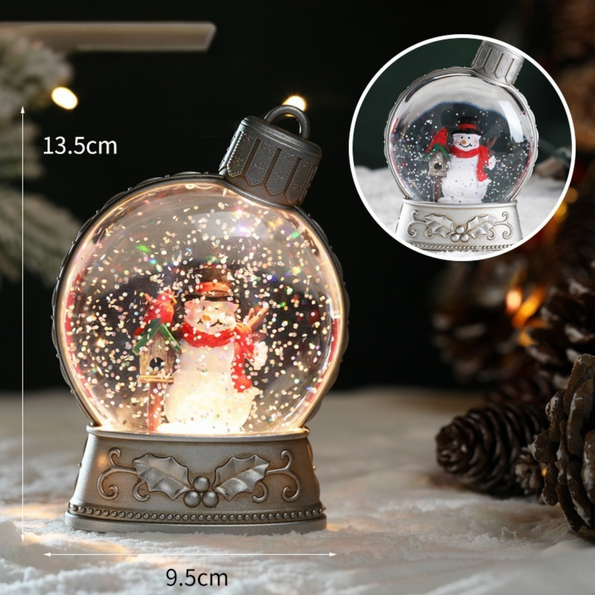 Luminous Christmas LED Figurines – Festive Home Décor