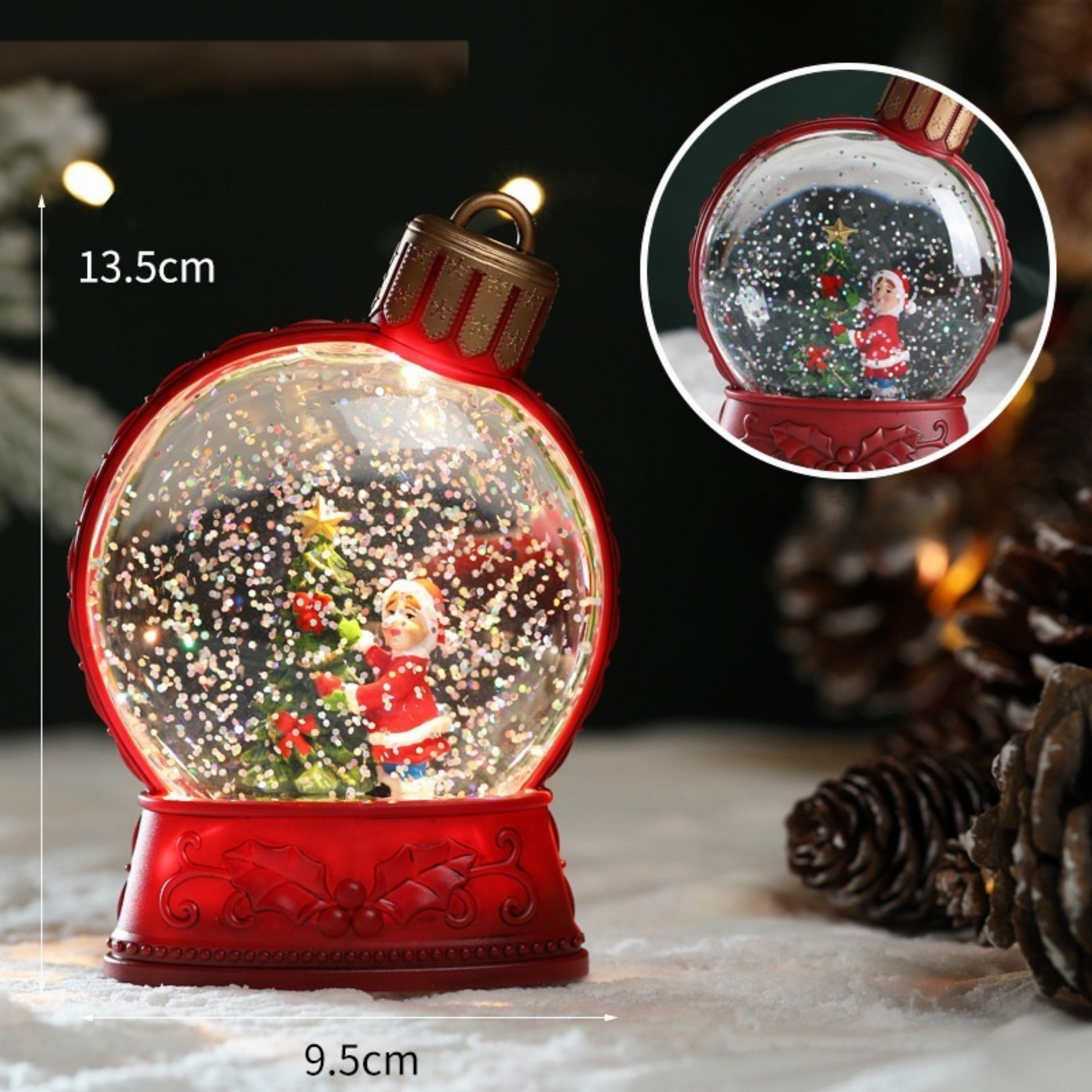 Luminous Christmas LED Figurines – Festive Home Décor