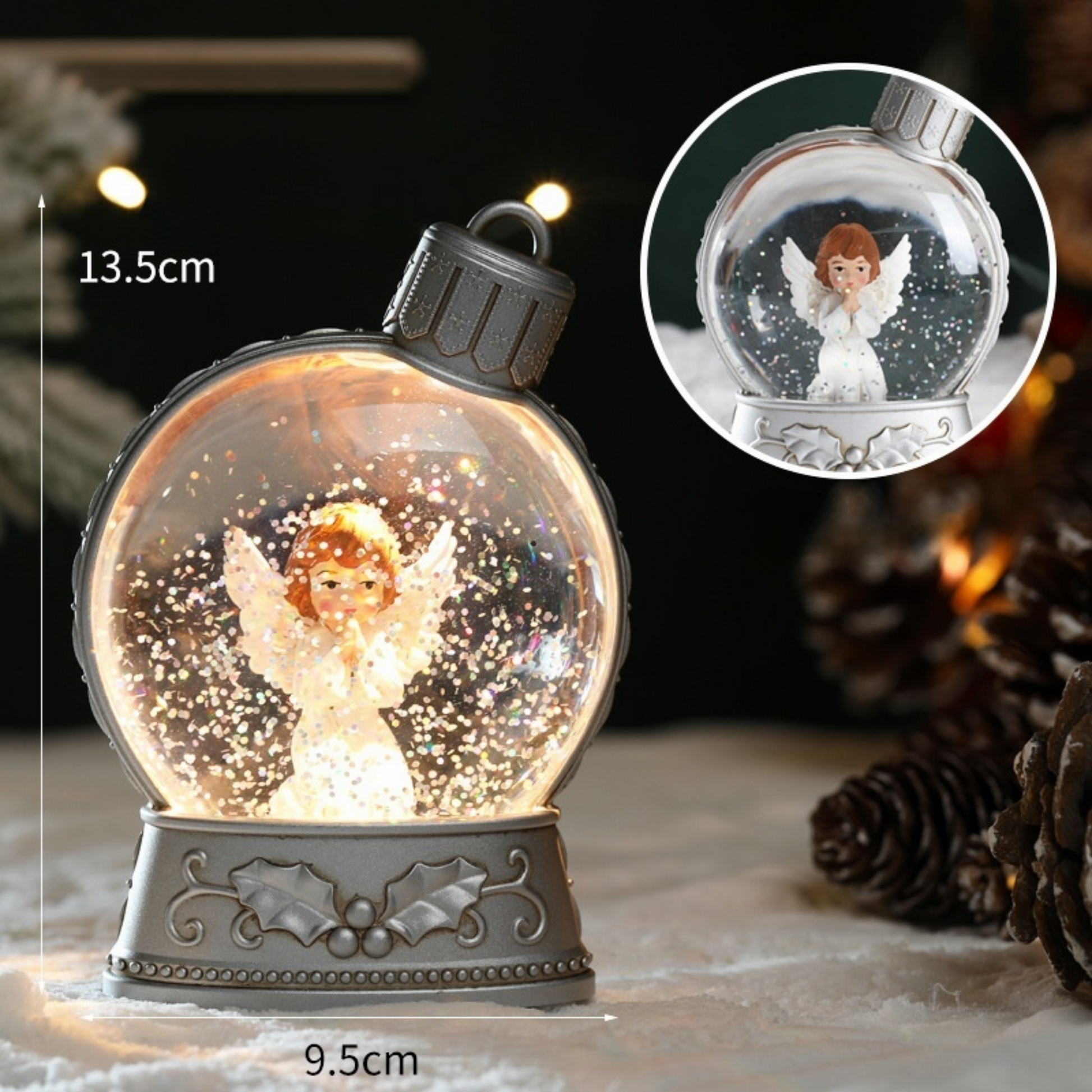 Luminous Christmas LED Figurines – Festive Home Décor