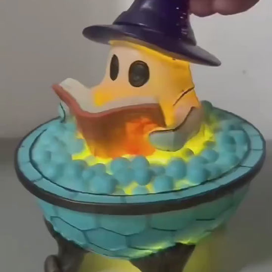Haunted Glow Bubble Ghost Lamp